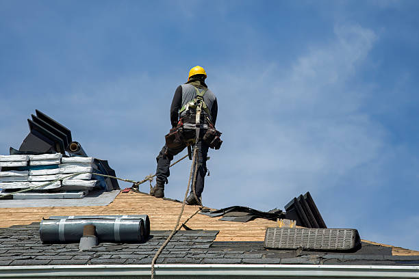 Professional Roof Replacement technician working in Weston, NE